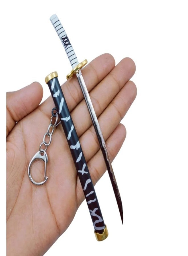 ASBK Multicolor Katana Samurai Sword with Scabbard Keychain Toy, 14.5 cm - Image 2